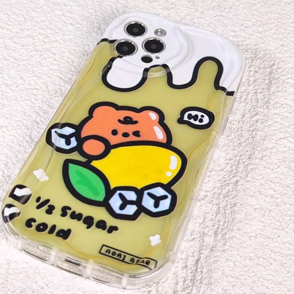 Cute Bear Lemonade iPhone 13 Case